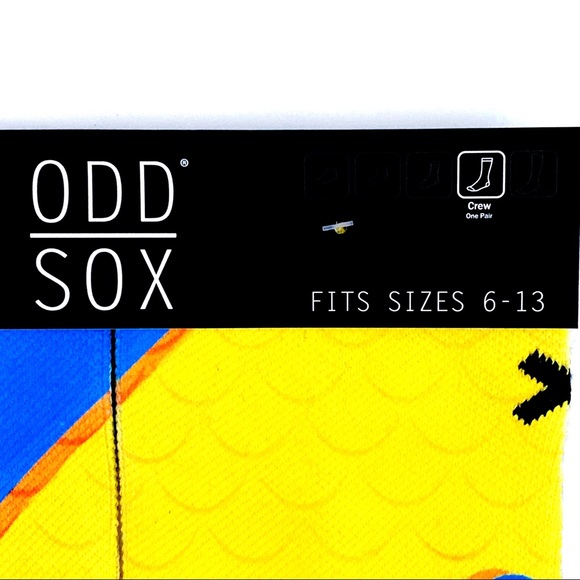 🆕 Swedish Fish Candy Odd Sox Crew Novelty Socks - Picture 3 of 7